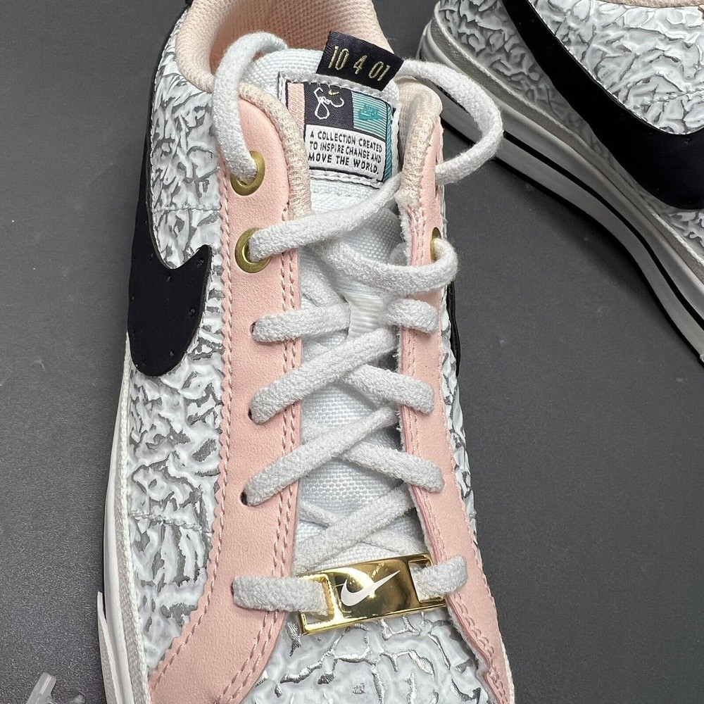 Nike Court Legacy SDC White Pink Silver Serena Williams DJ1454-100 Women Size 7 - Picture 9 of 13